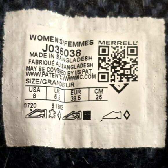 Merrell Womens Thermo Aurora 2 Mid Shell Waterproof Black Size 8 Lace Up - Picture 8 of 8